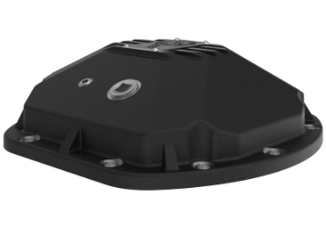 Picture of aFe Street Series Dana 30Front Differential Cover Black w- Machined Fins 97-18 Jeep Wrangler