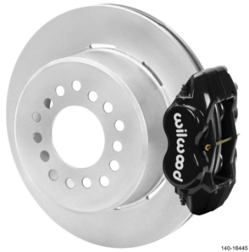 Picture of Wilwood Chevrolet 7-5-8in Rear Axle Dynalite Disc Brake Kit 12-19in Rotor -Black Caliper