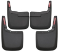 Picture of Husky Liners 20-23 Chevrolet Silverado 2500-3500 HD Excl- Dually Front-Rear Mud Guards - Black