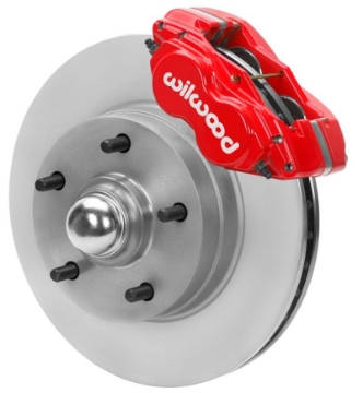 Picture of Wilwood 70-81 FBody-75-79 A&XBody Dynalite Frt Brk Kit 11in Rtr Red Calipers Use w- Pro Drop Spindle
