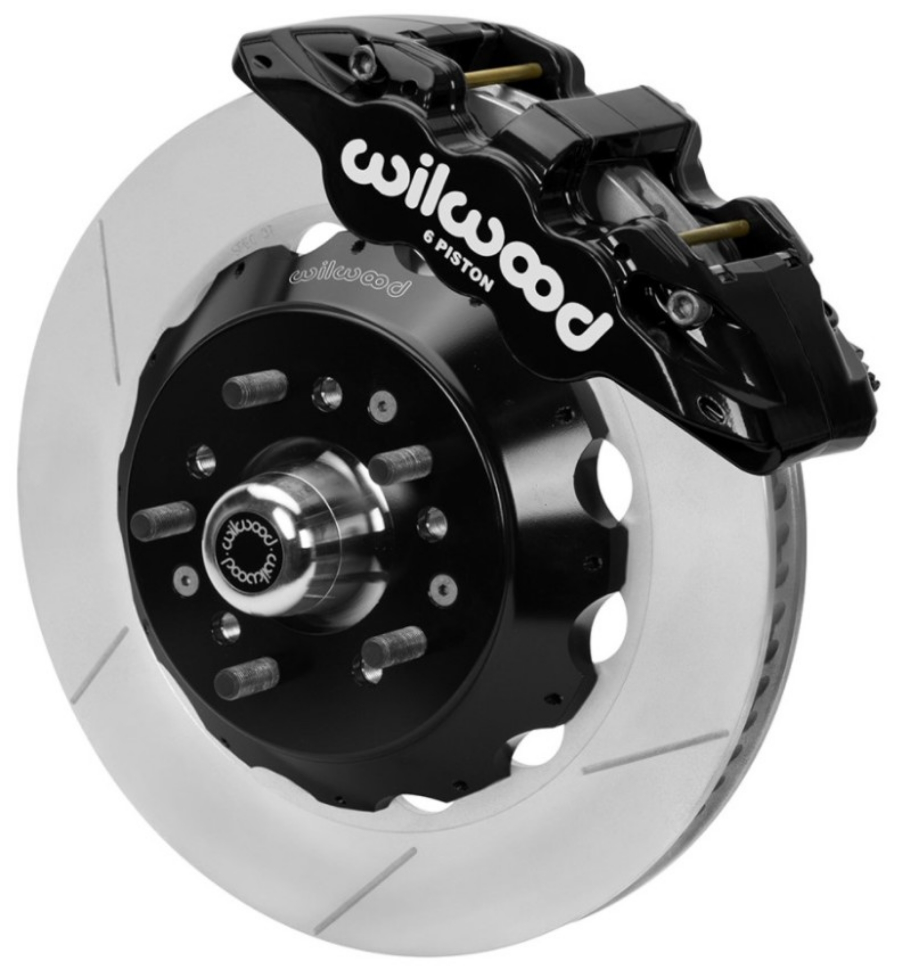 Picture of Wilwood 70-81 FBody-75-79 A&XBody AERO6 Frt BBK 14in Rtr Blk Calipers Use w- Pro Drop Spindle