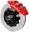 Picture of Wilwood 70-81 FBody-75-79 A&XBody AERO6 Frt BBK 14in Rtr Red Calipers Use w- Pro Drop Spindle