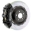 Picture of Brembo 16-20 XC90 Front GT BBK 6 Piston Cast 405x34 2pc Rotor Slotted Type-1-Black