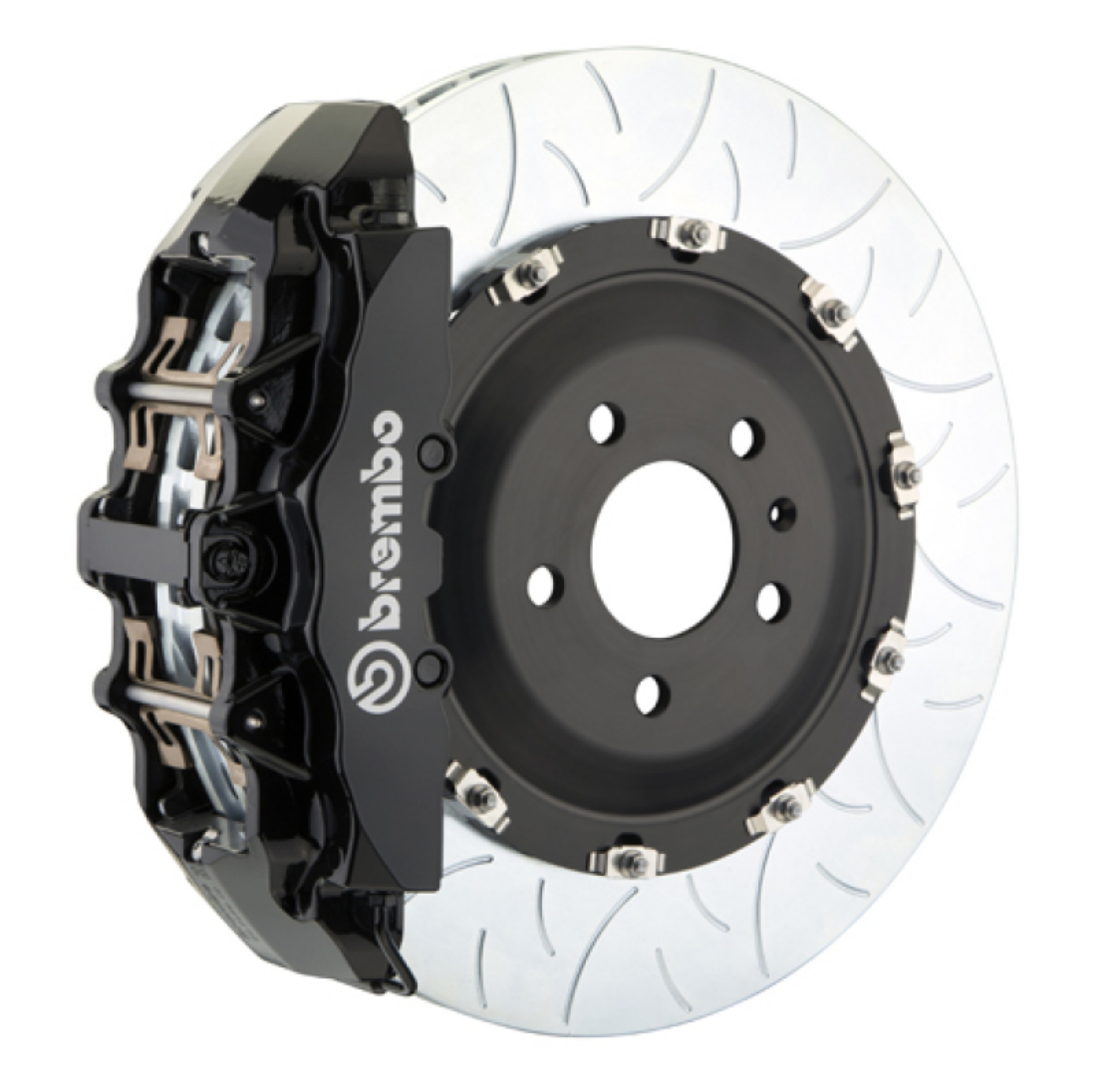 Picture of Brembo 07-15 Q7 4L Front GT BBK 8 Piston Cast 380x34 2pc Rotor Slotted Type-3-Black