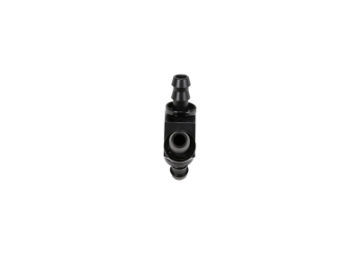 Picture of Fleece Performance Universal 3-8in Aluminum Y Barbed Fitting For -6 Pushlock Hose - Black Anodized