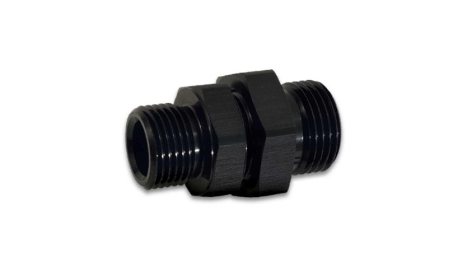 Picture of Vibrant -12AN ORB Male to Male Union Adapter - Anodized Black