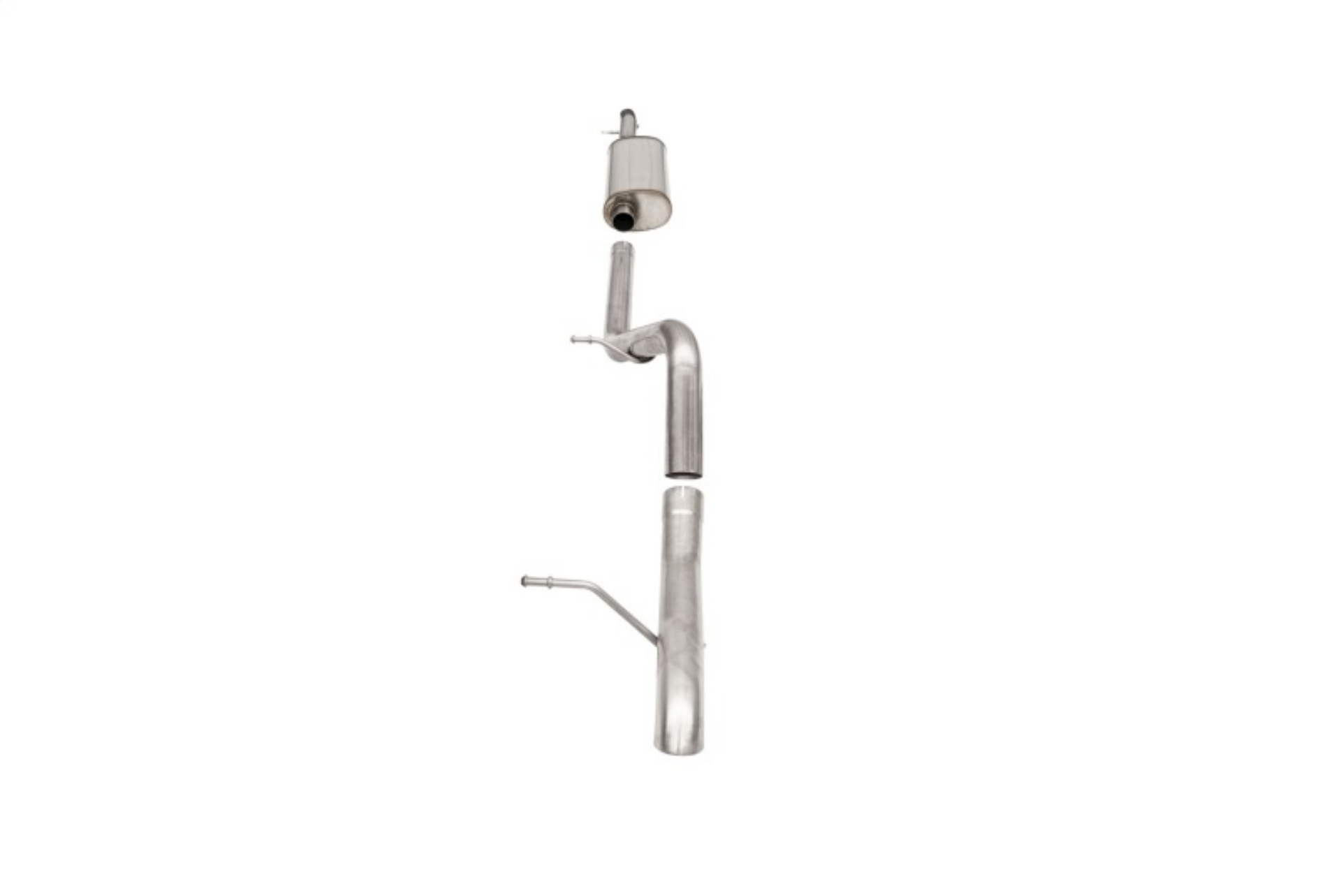 Picture of Corsa 2007-2018 Jeep Wrangler JKU 3-6L Sport 2-75in Cat-Back Exhaust w- Turn Down Tip