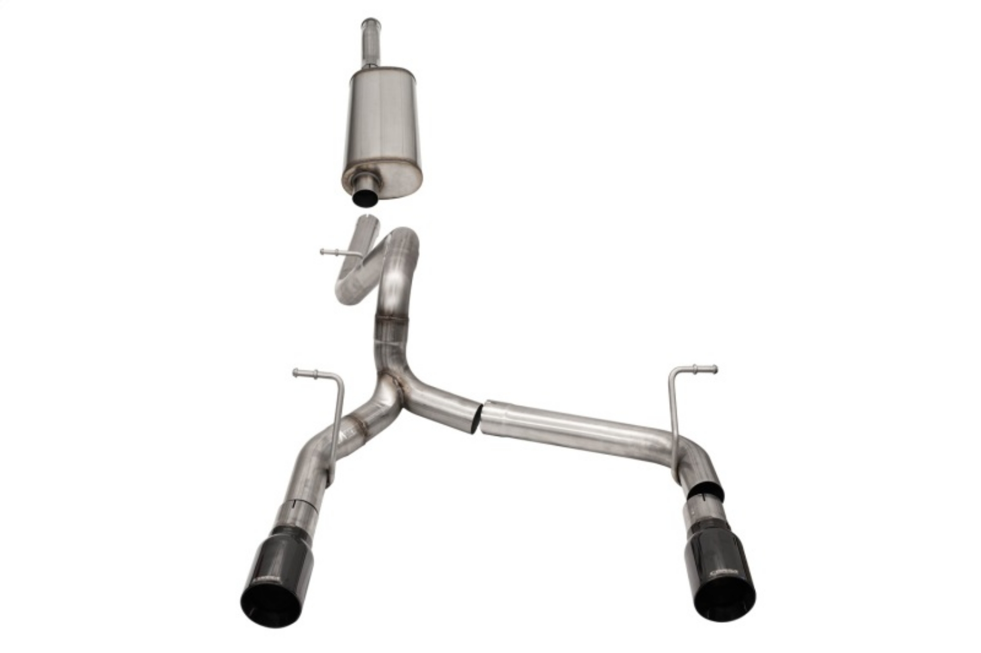 Picture of Corsa 2018-2025 Jeep Wrangler JLU 3-6L 2-75in Sport Cat-Back Exhaust w- 4in Black Tips