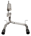 Picture of Corsa 2018-2025 Jeep Wrangler JLU 3-6L 2-75in Sport Cat-Back Exhaust w- 4in Black Tips