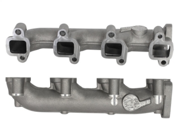 Picture of aFe Power BladeRunner Ported Ductile Iron Exhaust Manifold 01-16 GM Diesel Trucks V8-6-6L td