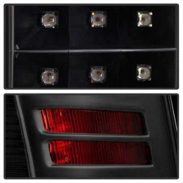 Picture of Spyder Dodge Ram 1500 09-18-2500-3500 10-18 LED Tail Lights - Incandescent Model Only - Black
