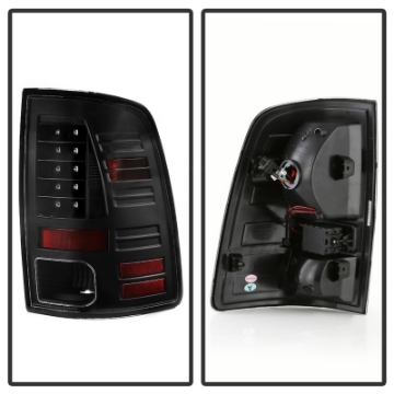 Picture of Spyder Dodge Ram 1500 09-18-2500-3500 10-18 LED Tail Lights - Incandescent Model Only - Black
