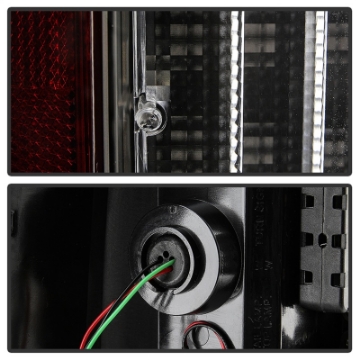 Picture of Spyder Ford F150 15-17 Light Bar LED Tail Lights Not Compatible w- Rear Blind Spot - Black