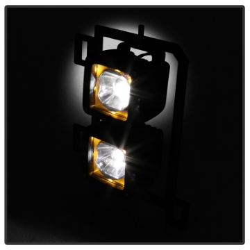 Picture of Spyder Dodge Ram 2013-2018 1500 Only Full LED Fog Lights W-Bracket and Universal Switch- Clear