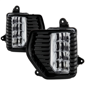 Picture of Spyder GMC Sierra 1500 Denali Only 19-20 Not for 2500-3500 OEM Style Full LED Fog w- Switch- Clear