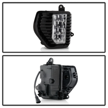 Picture of Spyder GMC Sierra 1500 Denali Only 19-20 Not for 2500-3500 OEM Style Full LED Fog w- Switch- Clear