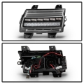 Picture of Spyder Jeep Wrangler 2018-2019 Halogen Model Only LED Front Bumper Lights - Seq- Signal - Black