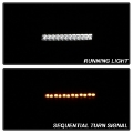 Picture of Spyder Jeep Wrangler 2018-2019 Halogen Model Only LED Front Bumper Lights - Seq- Signal - Chrome