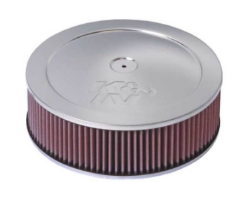 Picture of K&N Custom Round Filter 5-1-8in FLG - 11in Dia - 4-3-4in H w-VENT
