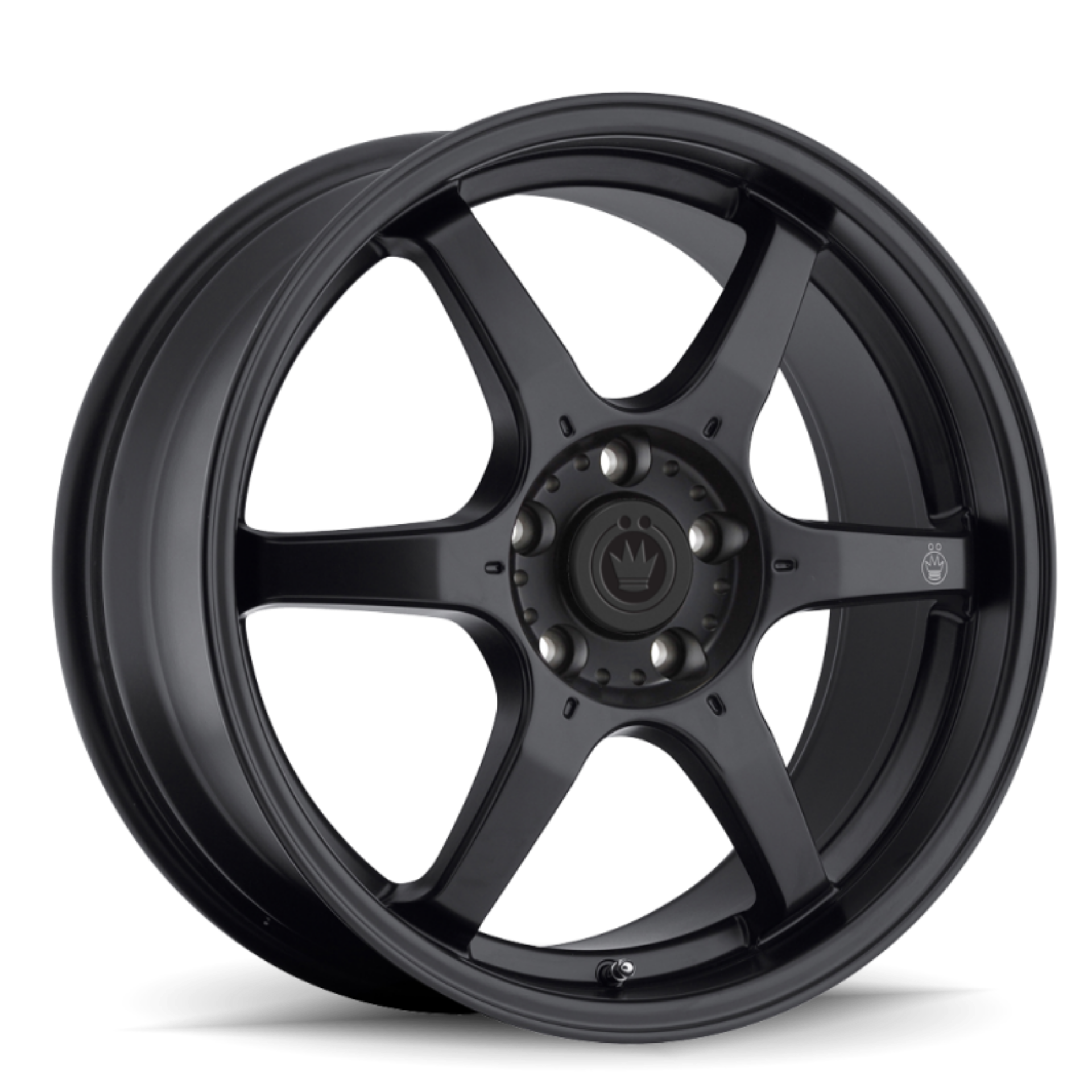 Picture of Konig Backbone 17x7-5 5x114-3 ET35 Matte Black Milling Logo on Spoke