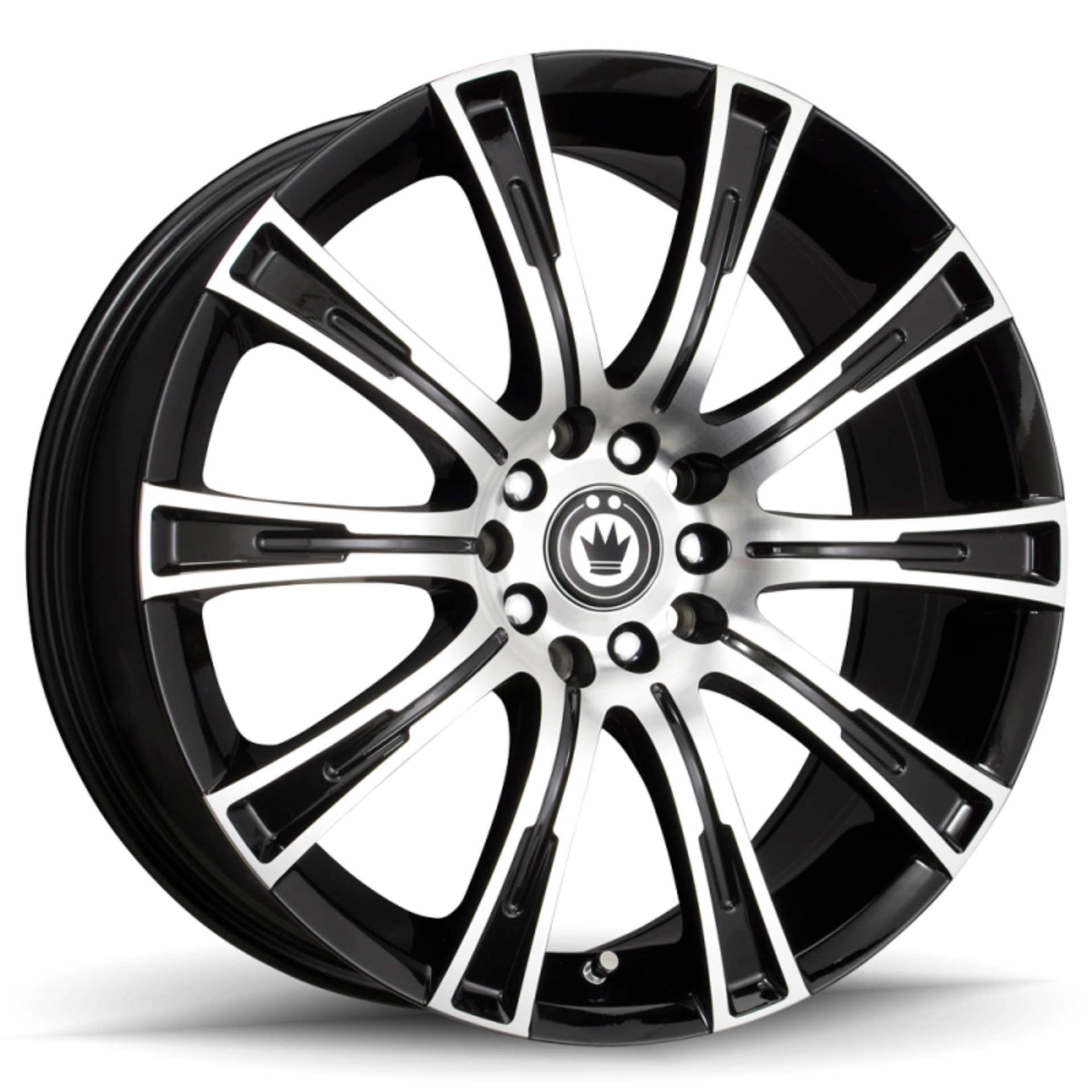 Picture of Konig Crown 18x8 5x114-3 ET40 Black Machine Face
