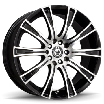 Picture of Konig Crown 18x8 5x114-3 ET40 Black Machine Face