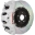Picture of Brembo 19+ Model X Excl Plaid Fr GT BBK 8Pis Cast 412x38 2pc Rotor Slotted Type1-White
