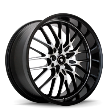 Picture of Konig Lace 16x7 8x100-108 ET40 Black-Machine Spoke