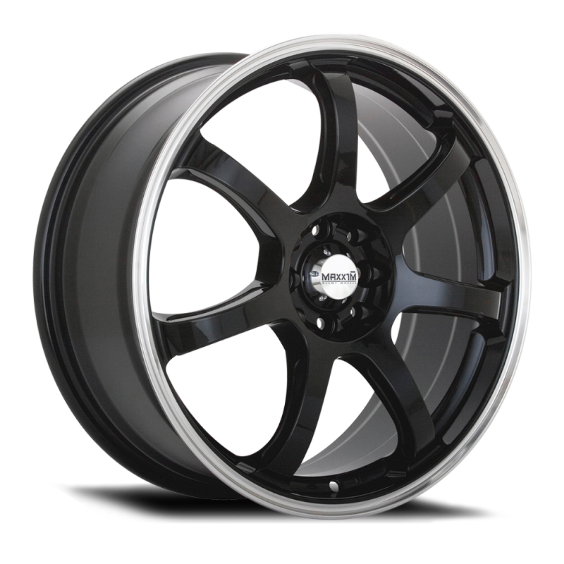 Picture of Maxxim Knight 17x7 10x100-114-3 ET40 Gloss Black Lip Polish