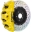 Picture of Brembo 02-08 G500-03-04 G55-09-18 G550 Front GT BBK 8 Piston Cast 412x38 2pc Rotor Drilled- Yellow
