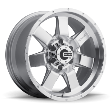 Picture of Mamba M14 17x9 6x139-7 ET12 Machined Face Silver - Drill Holes