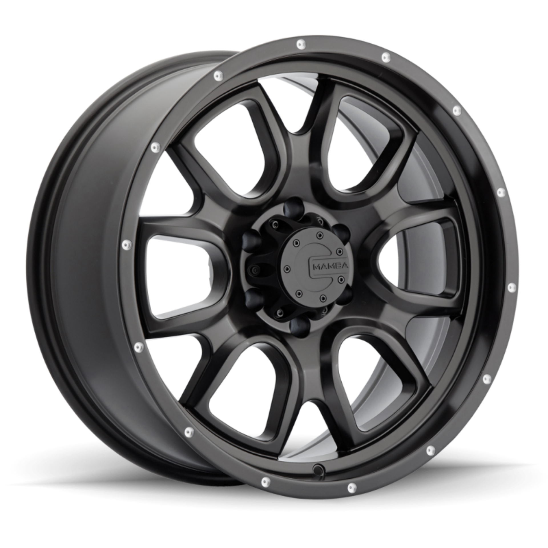 Picture of Mamba M19 17x9 5x127 ET-12 Matte Black w- Drill Holes