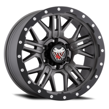 Picture of Mamba M25 20x9 5x127 ET12 Matte Grey w- Black Lip Edge