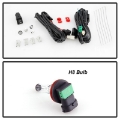 Picture of Spyder Nissan Kicks 2018-2020 OEM Style Fog Lights W-OEM Fit Switch - Bulb-H8Included - Clear
