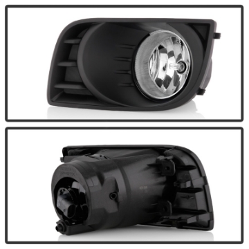 Picture of Spyder Toyota Sequoia 08-16 OEM Style Fog Lights w-OEM Fit Switch - Fog Bulbs-4145Included - Clear