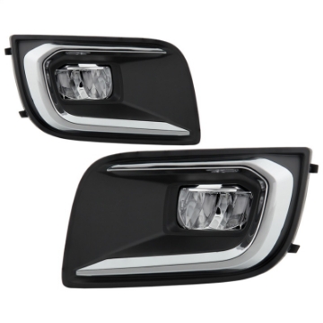 Picture of Spyder Toyota Sequoia 2018-2020 OEM Style LED Fog Lights w-OEM Fit Switch - Clear