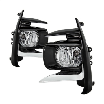 Picture of Spyder Toyota Sienna 2018-2019 OEM Fog Lights w-OEM Fit Switch - H8Included -  Clear