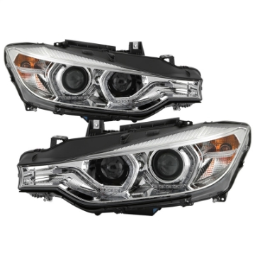 Picture of Spyder Signature BMW F30 3 Series 12-14 4DR Projector Headlights - Chrome PRO-YD-BMWF3012-AFSHID-C