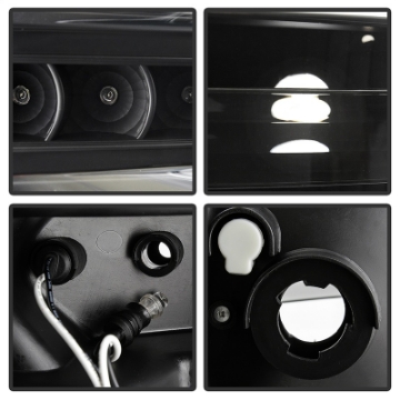 Picture of Spyder Signature Ford F250-350-450 Super Duty 08-10 Projector Headlights PRO-YD-FS08-HL-BKV2