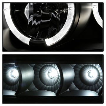 Picture of Spyder Signature Ford F250-350-450 Super Duty 08-10 Projector Headlights PRO-YD-FS08-HL-BKV2