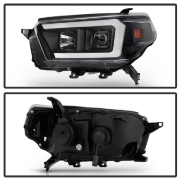 Picture of Spyder Signature Toyota 4Runner 10-13 Projector Headlights - Black PRO-YD-T4R10SI-BK