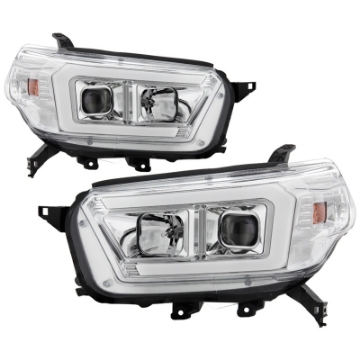 Picture of Spyder Signature Toyota 4Runner 10-13 Projector Headlights - Chrome PRO-YD-T4R10SI-C