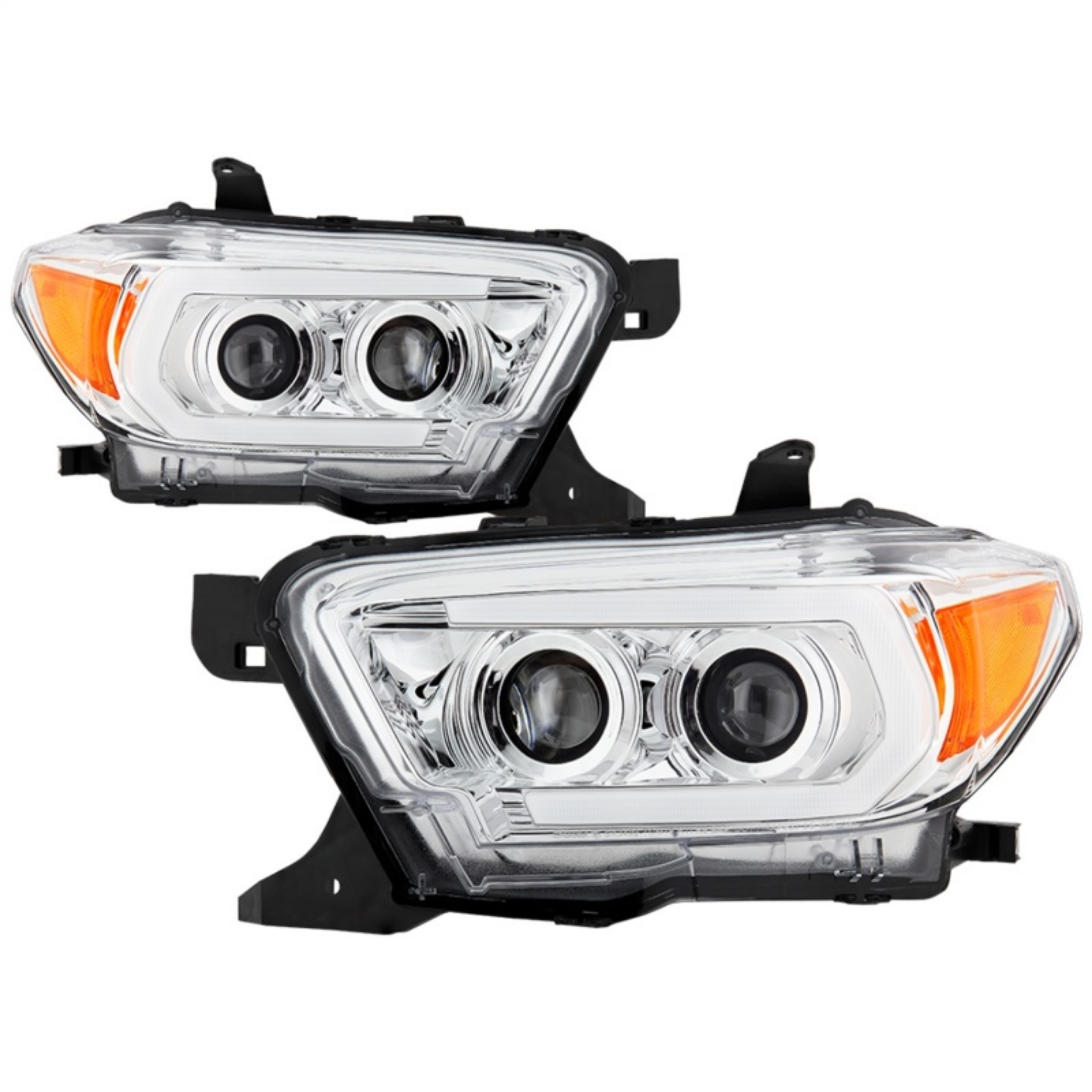 Picture of Spyder Signature Toyota Tacoma 16-18 TRD Model Projector Headlights-Chrome PRO-YD-TT16V1-SEQ-C