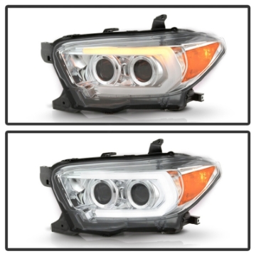 Picture of Spyder Signature Toyota Tacoma 16-18 TRD Model Projector Headlights-Chrome PRO-YD-TT16V1-SEQ-C