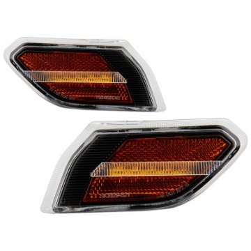 Picture of Spyder Jeep Wrangler 19-20 LED Side Marker Lights - Black SML-YD-JW19-LED-BK