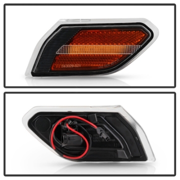 Picture of Spyder Jeep Wrangler 19-20 LED Side Marker Lights - Black SML-YD-JW19-LED-BK