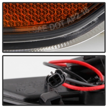 Picture of Spyder Jeep Wrangler 19-20 LED Side Marker Lights - Black SML-YD-JW19-LED-BK