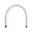 Picture of Mishimoto 3Ft Stainless Steel Braided Hose w- -4AN Fittings - Stainless