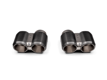 Picture of Akrapovic 2021+ BMW G87 M2, G80 M3 & G82 M4 Octagonal Carbon Design Tail Pipe Set
