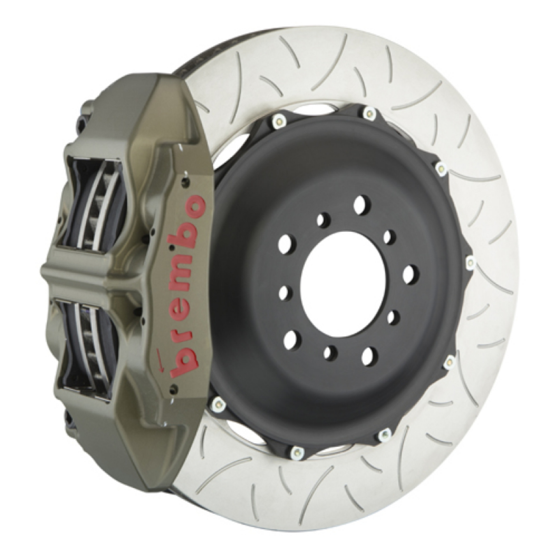 Picture of Brembo 87-91 F40 PISTA Front Race BBK 6 Piston Billet380x32x53a 2pc Rotor T3-Clear HA